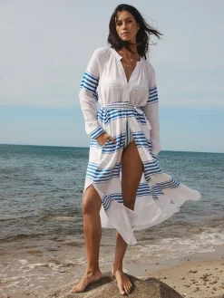 MAKEDA | Button Up Dress