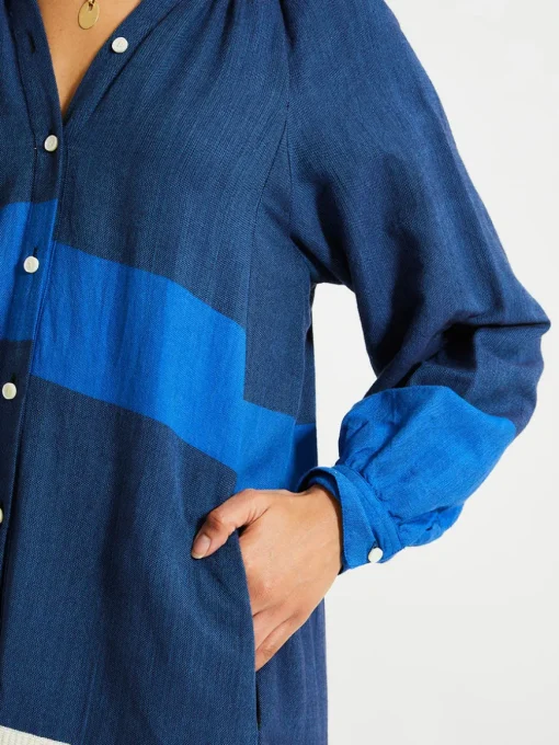 MAKEDA | Button Up Dress